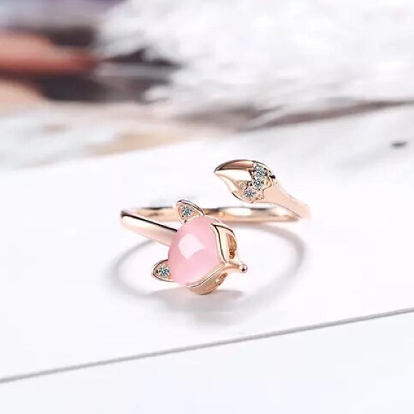 🔥on sale🔥925 Sterling Sliver Fox Adjustable Ring - Picture 8 of 11